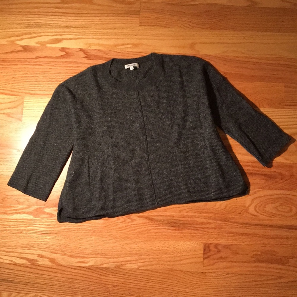 Madewell knit crop pull-over sweater XS
